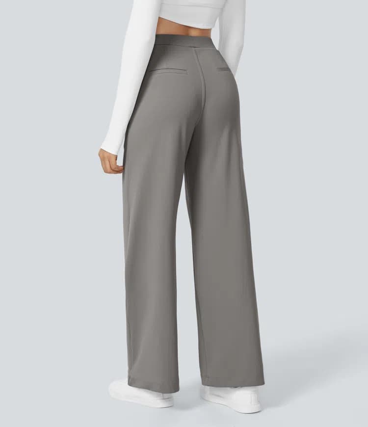 Halara Flex™ DayStretch High Waisted Pocket Straight Leg Work Pants - image 1