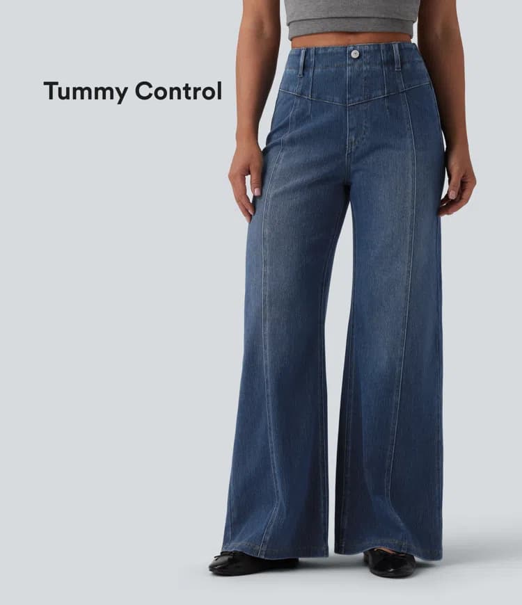 Halara Flex™ High Waisted Tummy Control Casual Jeans - image 1