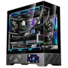 UNIWAY GAMING Aurora Series - Ryzen 7 7800X3D, RTX5070, 32GB RAM, 1TB NVMe SSD, Build-in LCD Screen, AIO Liquid Cooler, Windows11 Pro, AI‑Ready, 1‑Year Warranty - Black - image 1