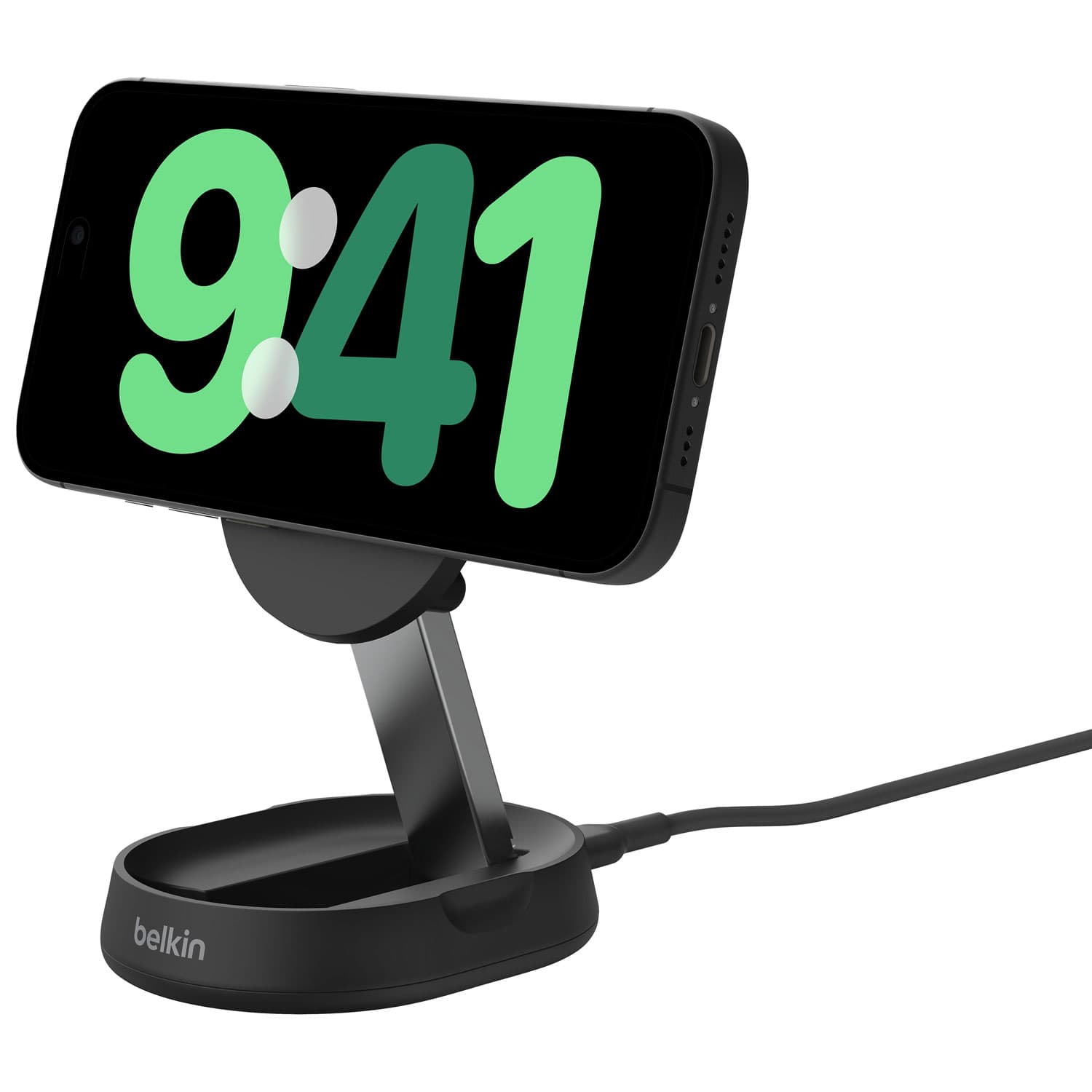 Belkin BoostCharge Pro 15W Qi2 Wireless Charging Stand - Black - image 1