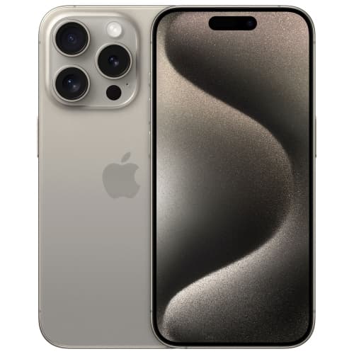 Open Box - Apple iPhone 15 Pro 128GB Natural Titanium Unlocked - image 1