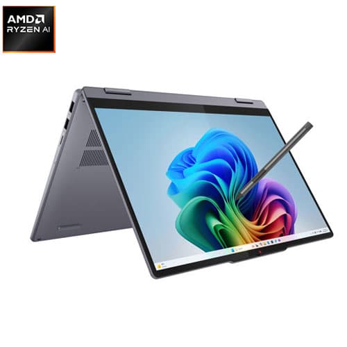 Lenovo IdeaPad 5 14" Touchscreen 2-in-1 Copilot+ PC Laptop - AMD Ryzen AI 5 - 16GB LPDDR5x - 512GB SSD - Windows 11 Home - Luna Grey - image 1