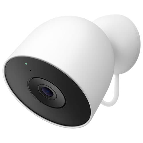 Google Nest Cam 2nd Gen Wired Outdoor Security Camera with Gemini - Snow - image 1
