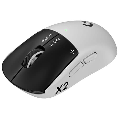 Logitech Pro X2 Superstrike 44000 DPI Wireless Optical Gaming Mouse - White - image 1