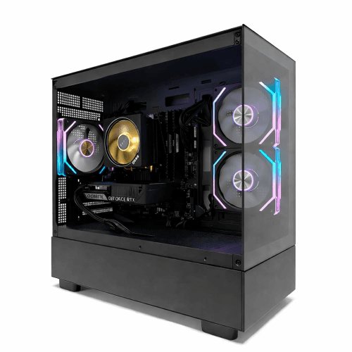 UNITECHX NOVA Series Gaming PC – Black– Intel i7 6700 4.0Ghz, GeForce RTX 3050, 16 GB RAM, 1TB SSD, High Performance Build, Windows 11 Pro, 1-Year Warranty - image 1