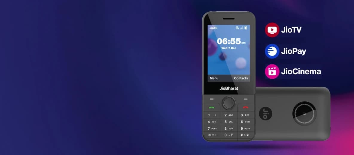 JioPhone Black 4G Feature Phone - image 1