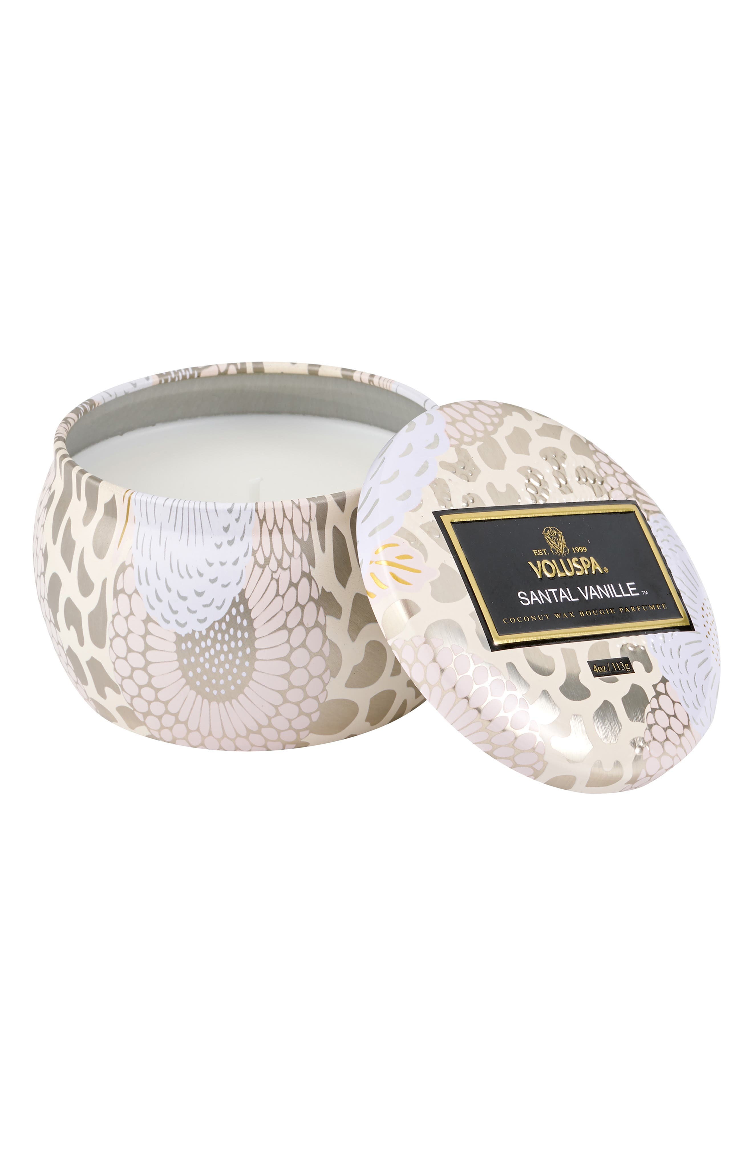Santal Vanille 3-Wick Tin Candle - image 1