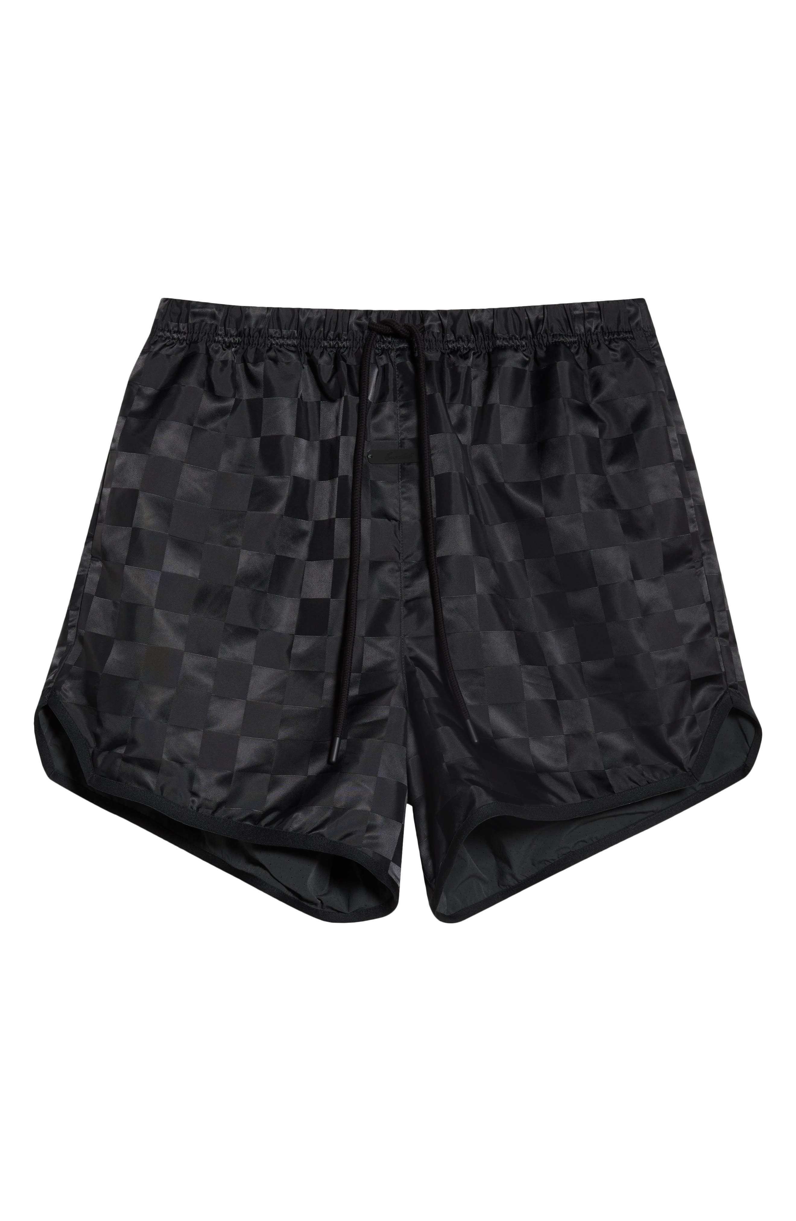 Checkered Gym Shorts - image 1
