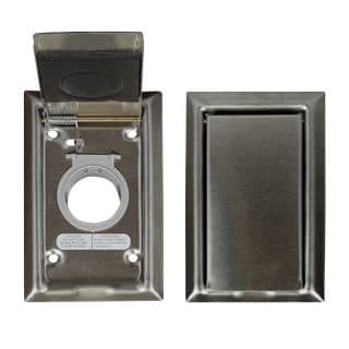 VacuMaid WS619J Stainless Metal Wall Inlet With Pin Jack - image 1