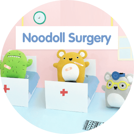 Noodoll Foxy Ricespud Mini Sitting Plush Toy - image 1