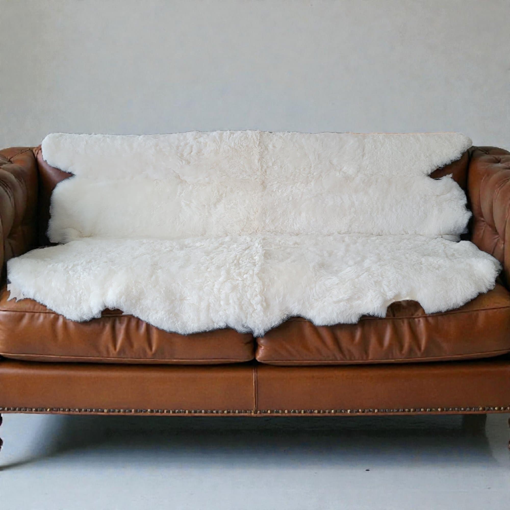 Lambskin Sexto (6 pelt) Throw 72 x 56 - image 1