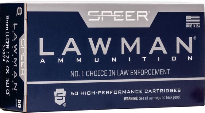 Speer Lawman | 9mm | Cleanfire | 124gr | TMJ-RN | (53824) | 1000rds | No Tax Outside NC | ($19.20 Savings @ 6% avg) | INSURED FREE SHIPPING! - image 1