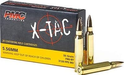 PMC X-TAC 5.56×45 NATO 55gr FMJBT 1000rds - image 1