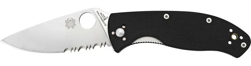 Ніж Spyderco Tenacious G-10 Напівсеррейтор C122GPS - image 1