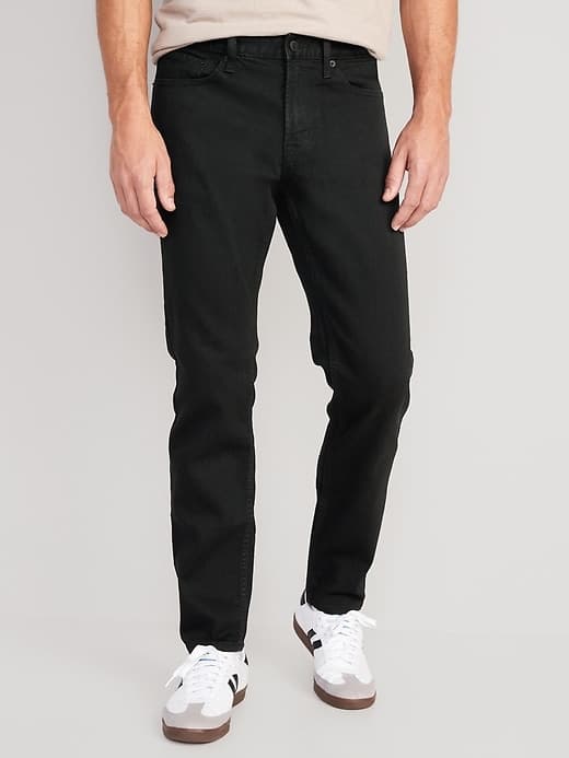 Athletic Taper Built-In Flex Black Jeans - image 1