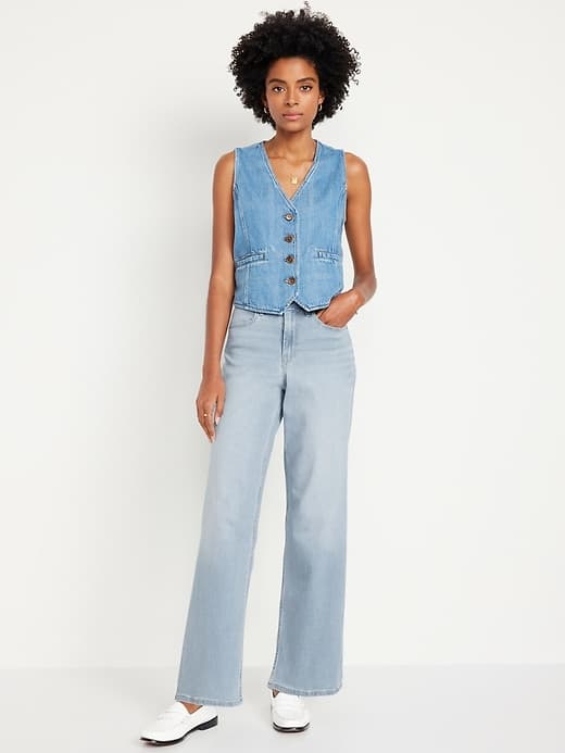 High-Waisted Wow Wide-Leg Jeans - image 1