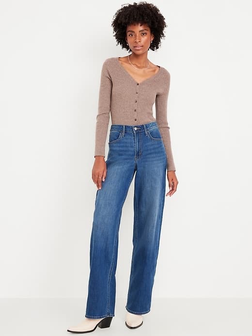 High-Waisted Wow Wide-Leg Jeans - image 1