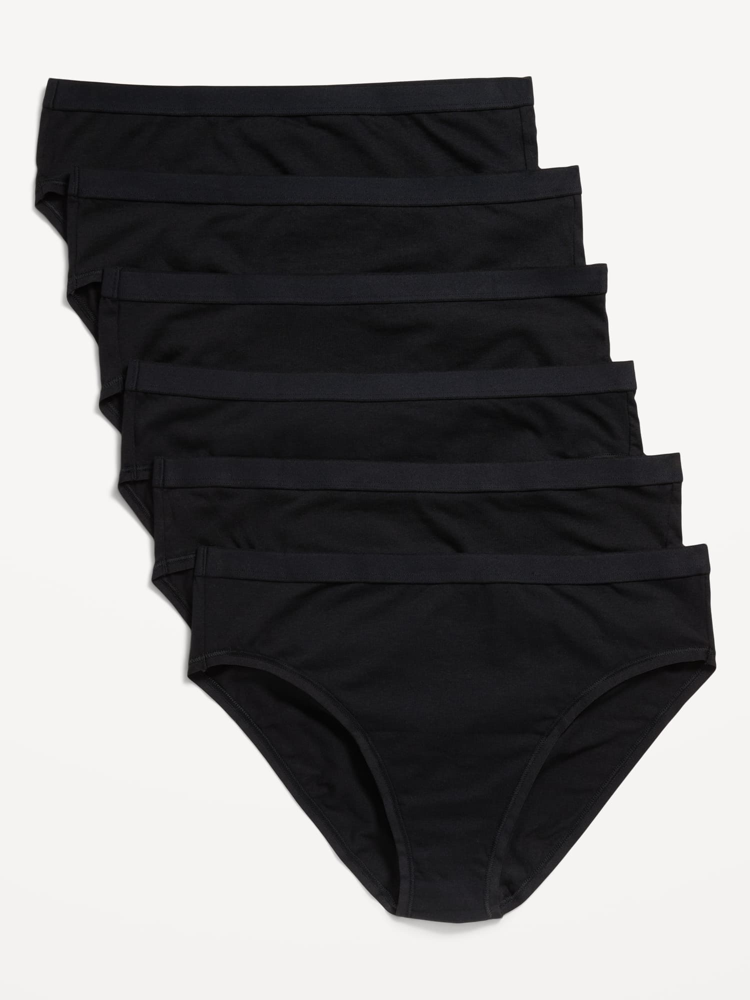 High-Waisted Everyday Cotton Underwear 6-Pack - image 1