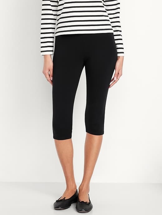 High-Waisted Layering Capri Legging - image 1