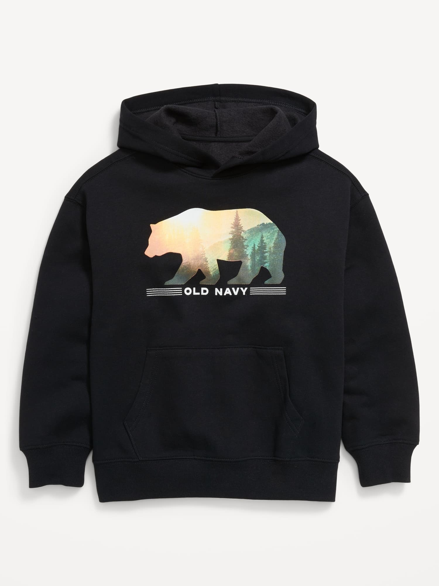 Favorite Fleece Oversized Logo-Graphic Pullover Hoodie for Boys - image 1