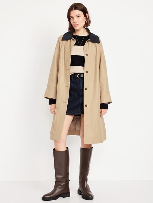 Old Navy Water-Resistant Long Barn Coat - image 1