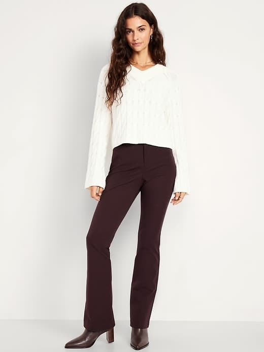 High-Waisted Pixie Flare Pants - image 1