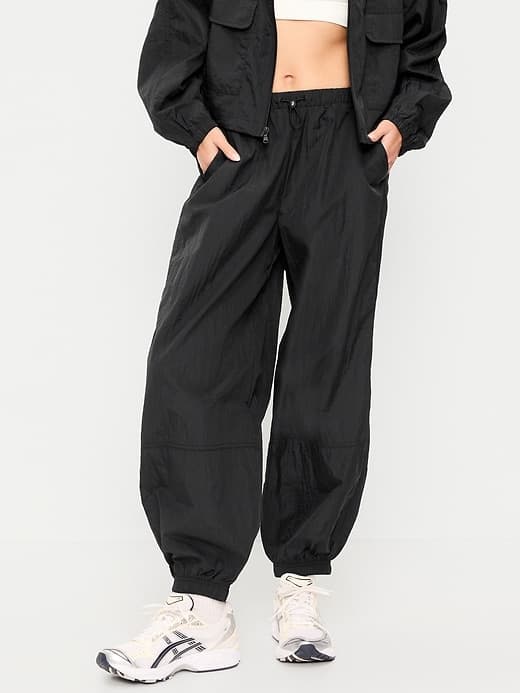Pull-On Bubble Windbreaker Pants - image 1