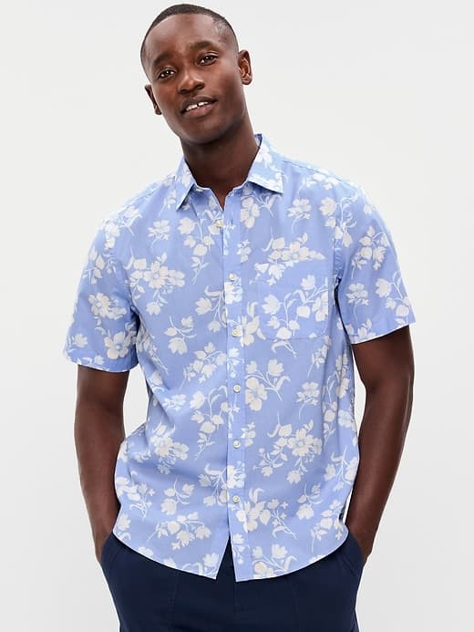 Classic Fit Everyday Dobby Shirt - image 1