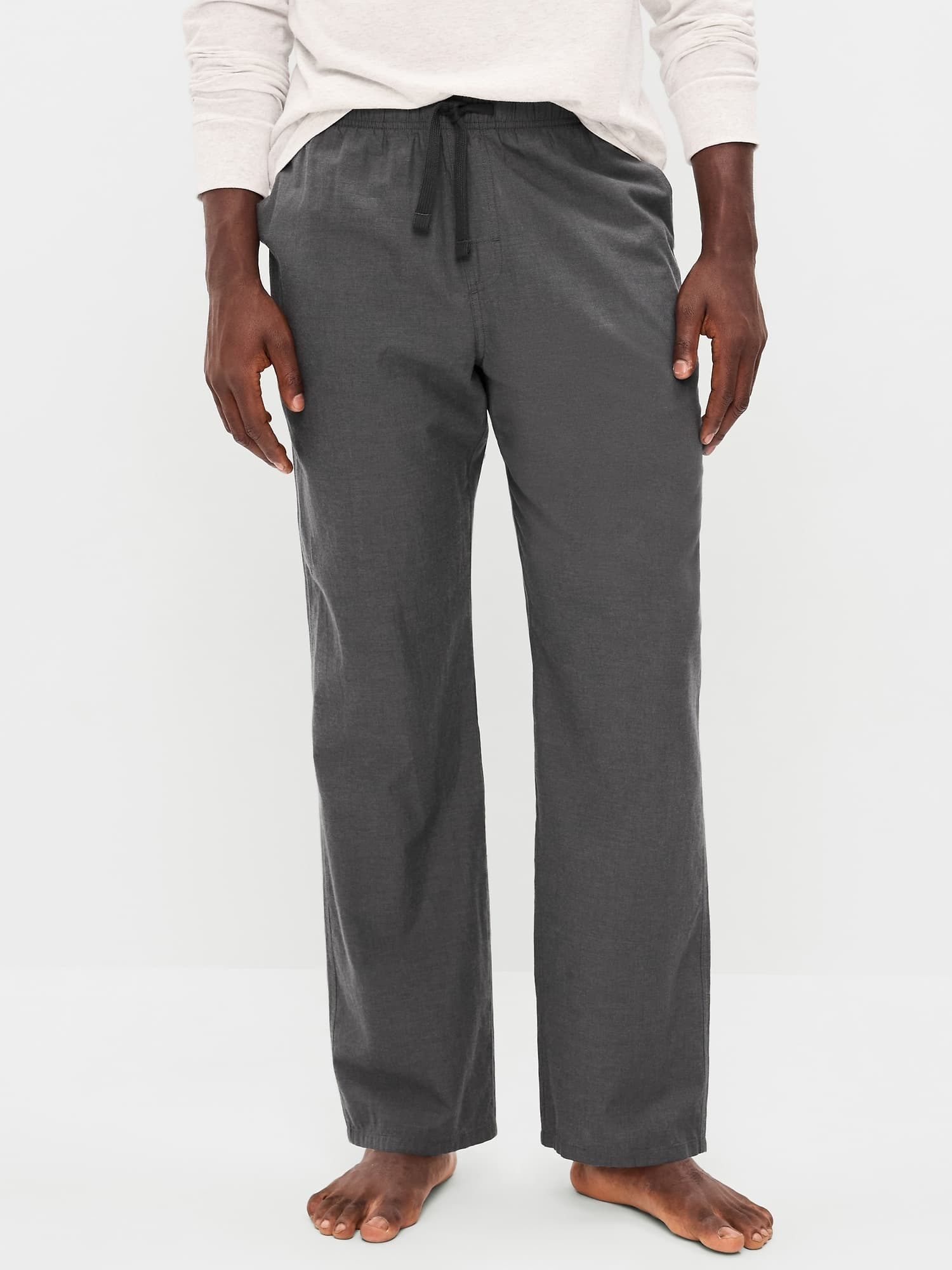 Old Navy Poplin Pajama Pant Charcoal M - image 1