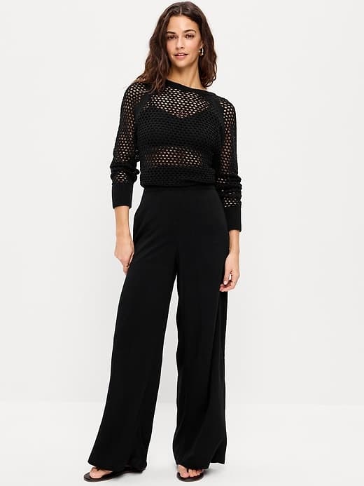 High-Waisted Playa Wide-Leg Pants - image 1