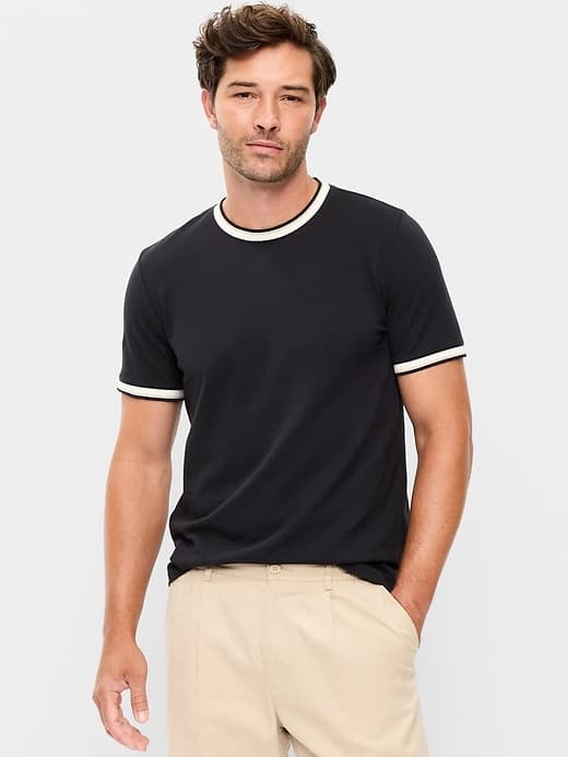 Old Navy Crew-Neck Pique T-Shirt - image 1