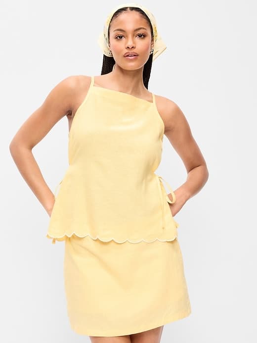 Apron Side-Tie Tank Top - image 1