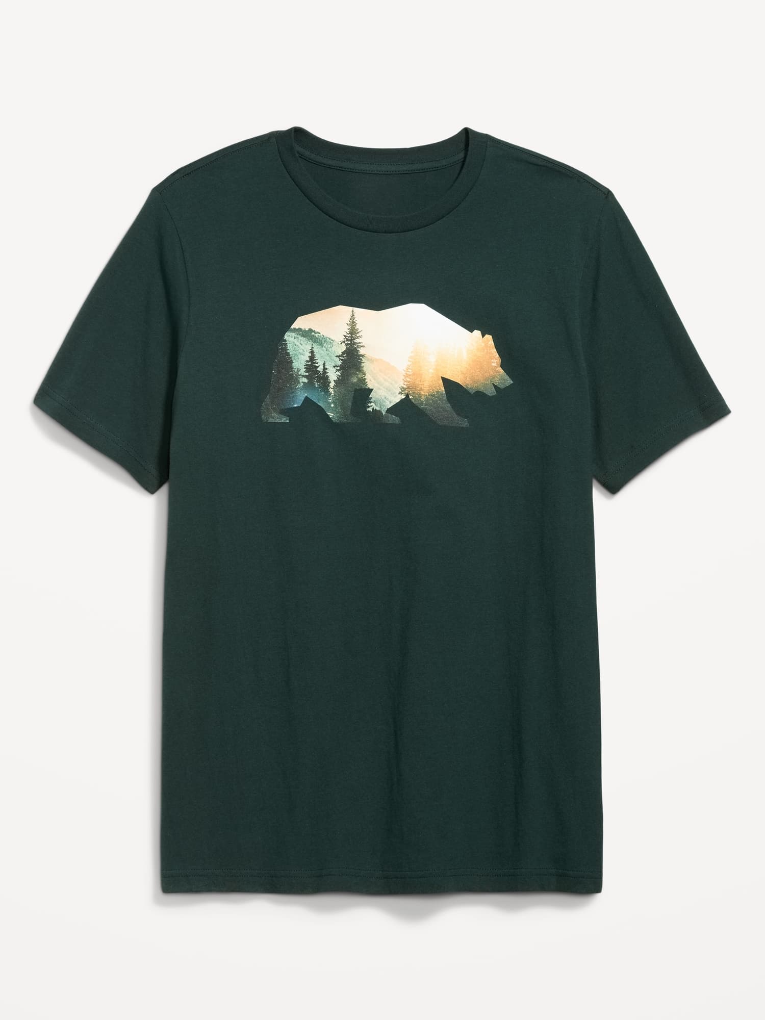 Old Navy Men's Forest Bear Graphic T-Shirt - image 1