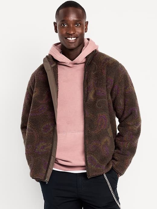 Old Navy Sherpa Full-Zip Jacket - image 1