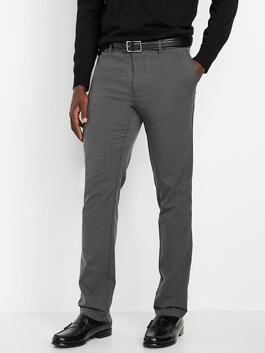 Slim-Fit Twill Dress Pants - image 1