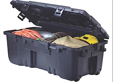 Plano Large Hinged Sportsman’s Trunk with Wheels - 108 Quart, Black - image 1