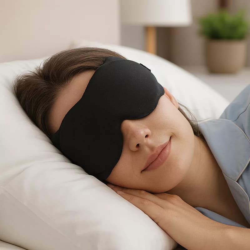 3D konturert sovemaske for øynene - image 1