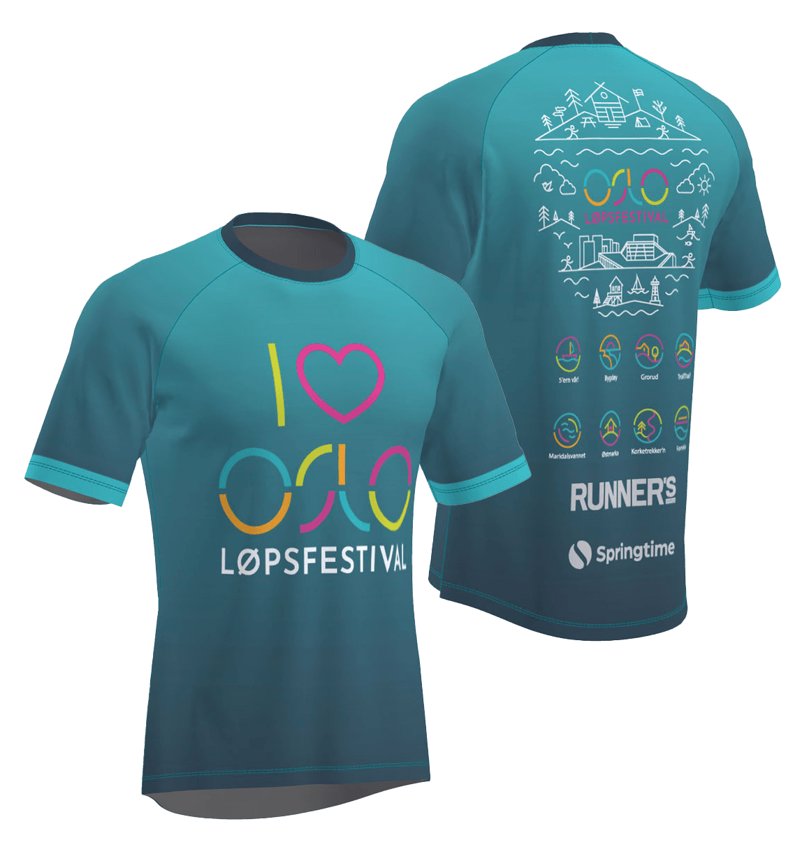 Trimtex Oslo Løpsfestival Custom Corporate Running Shirts - image 1