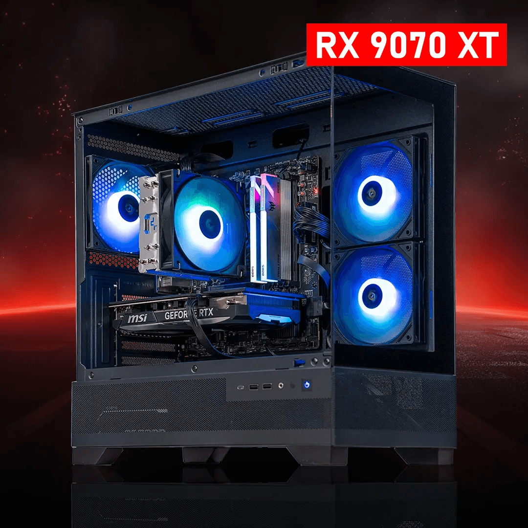 TechFast RX 9070 XT Gaming PC: AMD Ryzen 7 7800X3D - image 1