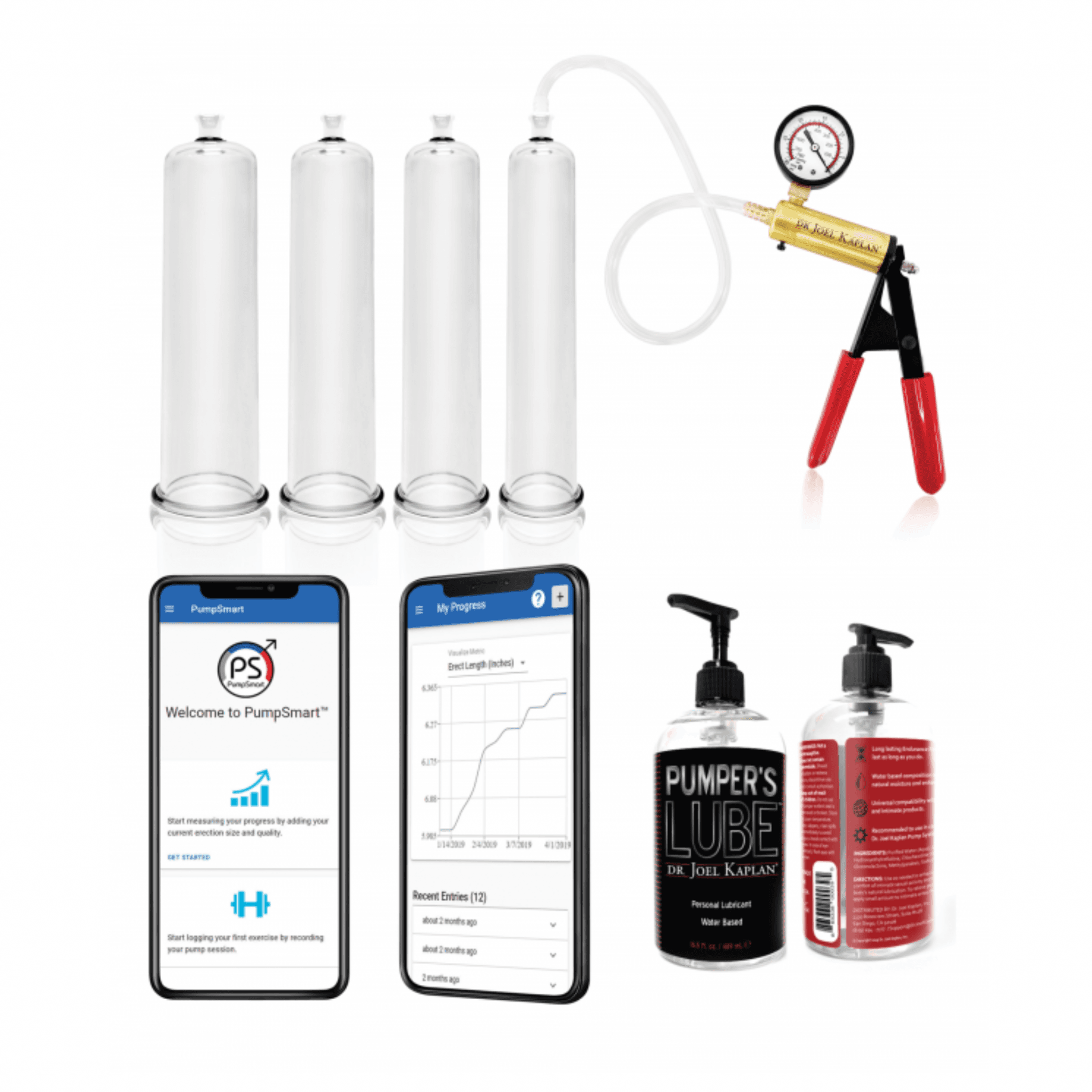 Metal Hand Pump System – Growth Package by Dr. Joel Kaplan (Includes 4 sizes) - image 1