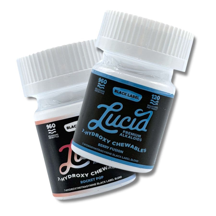 Lucid Black Label 7-OH Tablets 120mg x 8ct - image 1