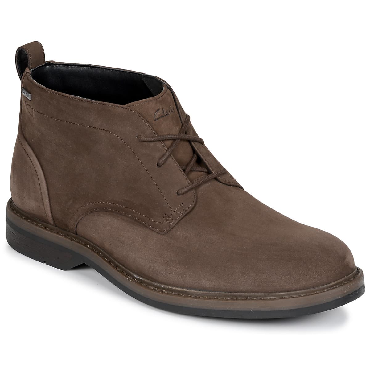 Clarks Aldwin Mid GTX Men's Derby Shoe Size 39 1/2 Brown - image 1