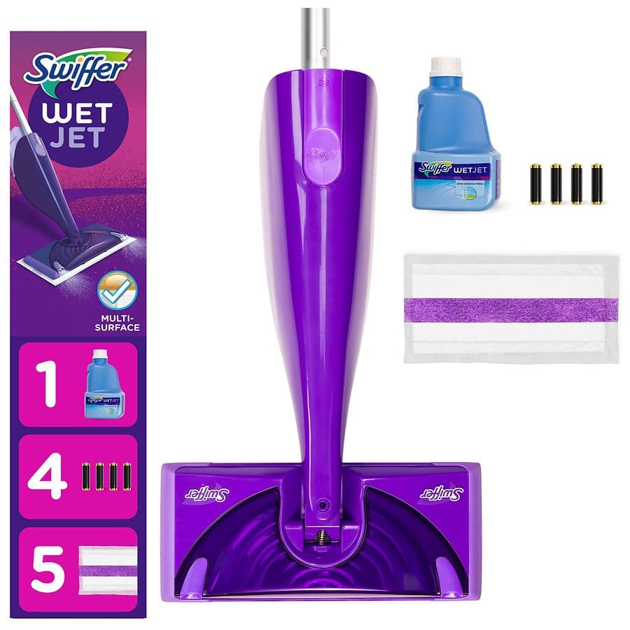 Swiffer Mop Floor Cleaner Set for Wood, Laminate, Tile - Fresh Scent - image 1