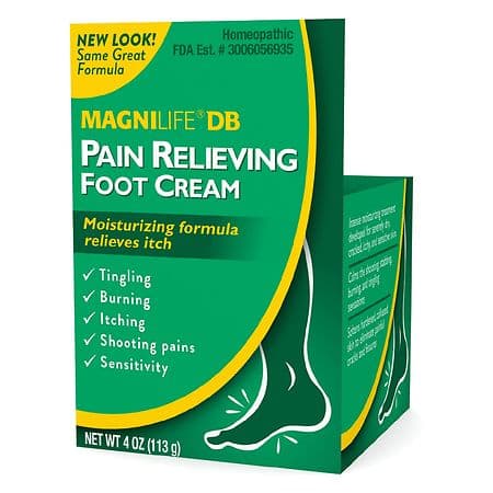MagniLife DB Pain Relieving Foot Cream, 4.0 oz - image 1