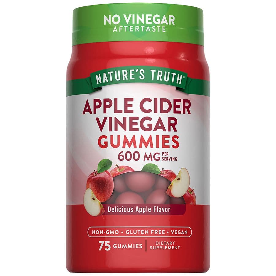 Nature's Truth Apple Cider Vinegar Gummies Apple - image 1