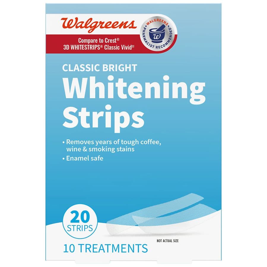 Ultra Whitening Strips, Enamel Safe, EasyFit, Slip-Free Dry Touch - image 1