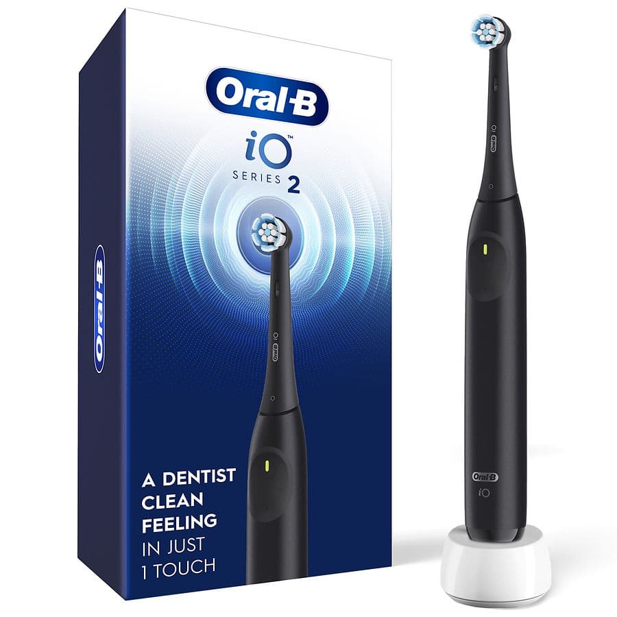 Oral-B iO Rechargeable Electric Toothbrush, Night Black - image 1