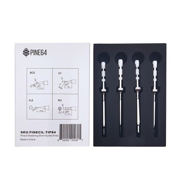 PINECIL Soldering Short Tip Set (Fine) - image 1