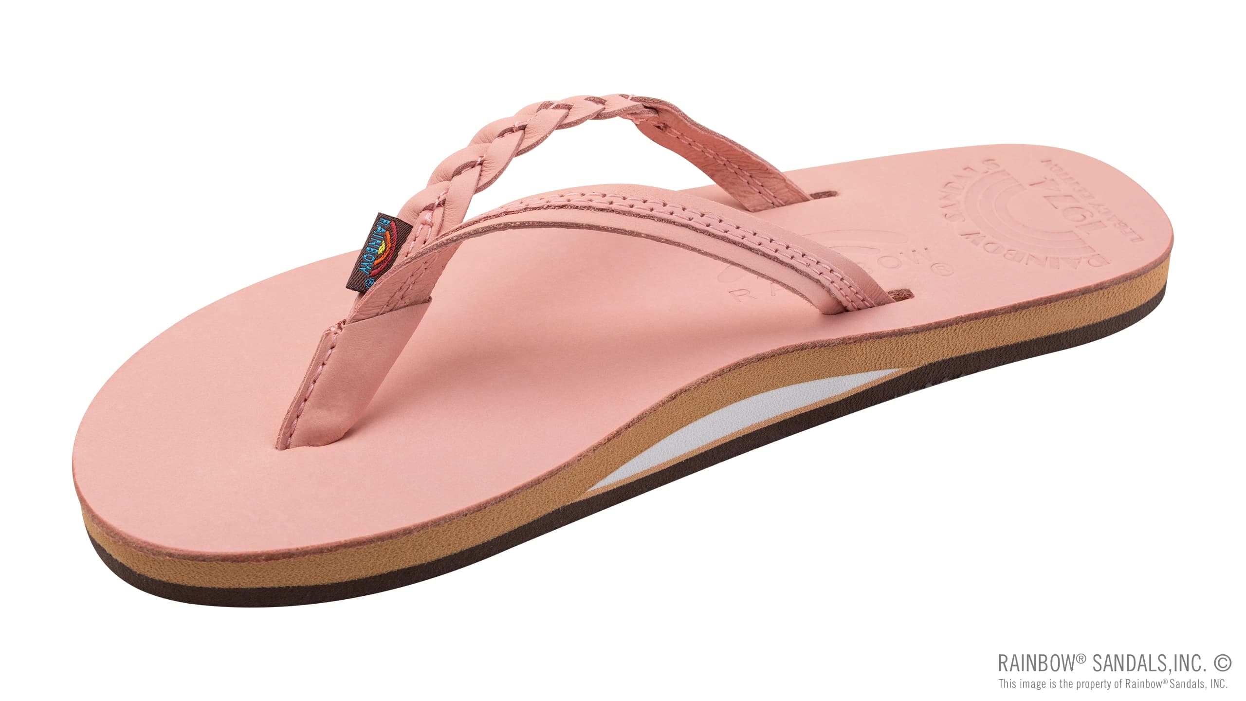 Legacy Collection Flirty Braidy Pink Single Layer Premier Leather w/Braid - image 1