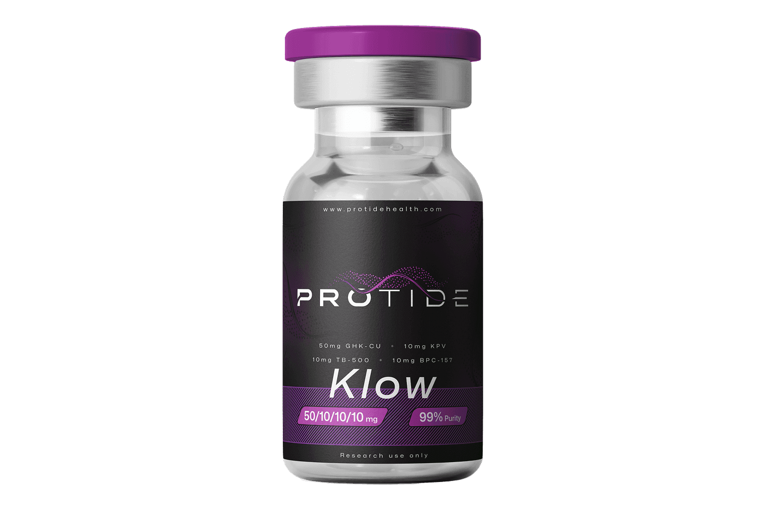Klow Peptide Blend for Sale (GHK-Cu/BPC-157/TB-500/KPV) | Protide Health - image 1
